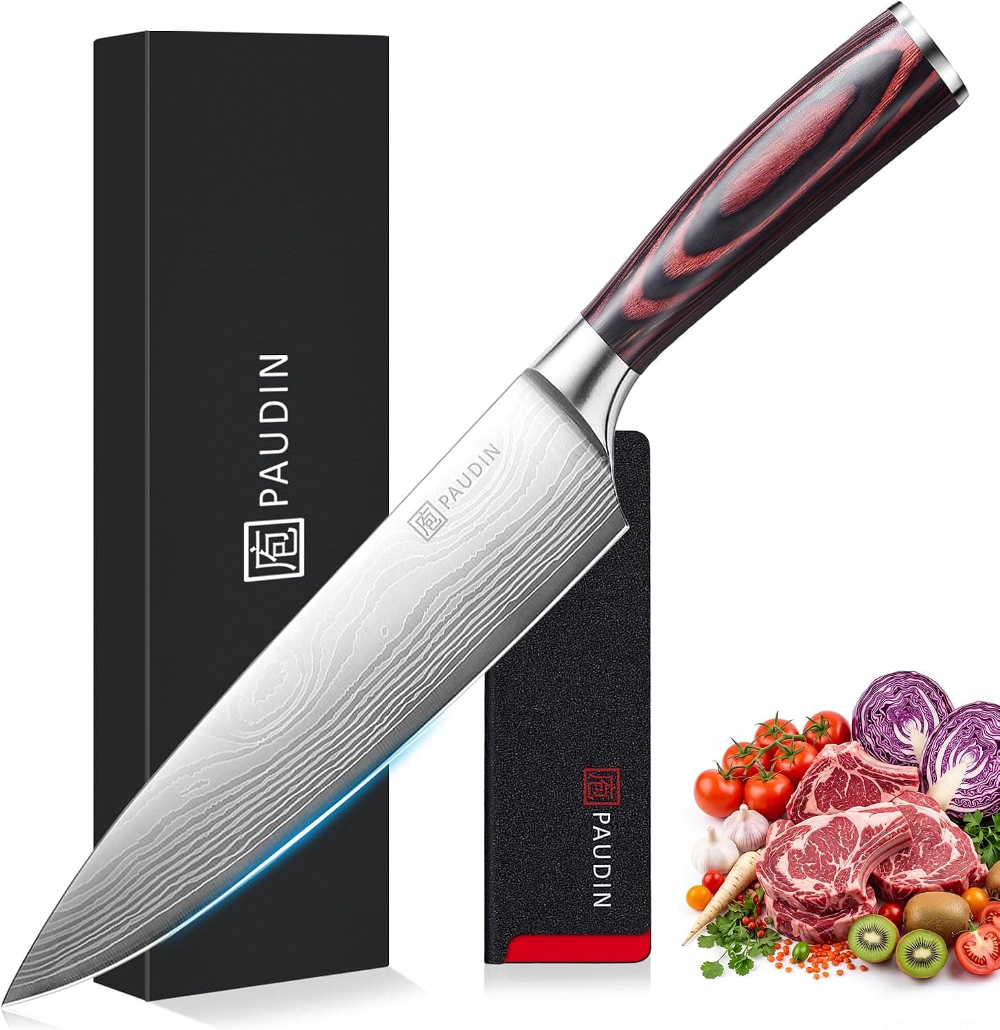 Chef Knife, 8 Inch High Carbon Stainless Steel Sharp