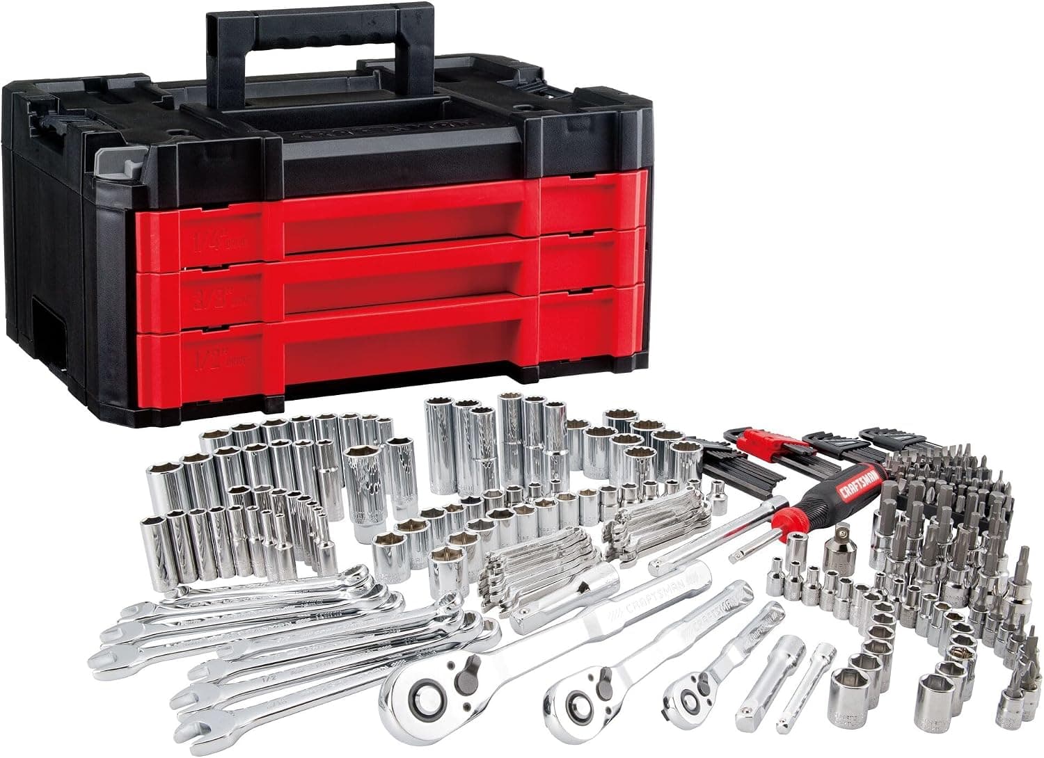 262-Piece Mechanic Tool Set with 3-Drawer VERSASTACK Box,