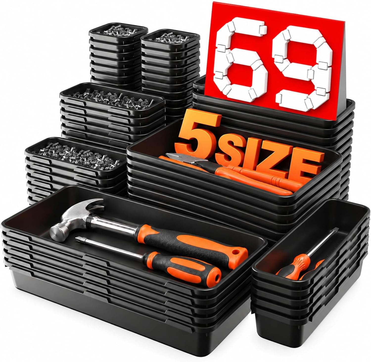 【𝗠𝗶𝗹𝗶𝘁𝗮𝗿𝘆 Grade】 A-LUGEI Tool Box Organizer Garage