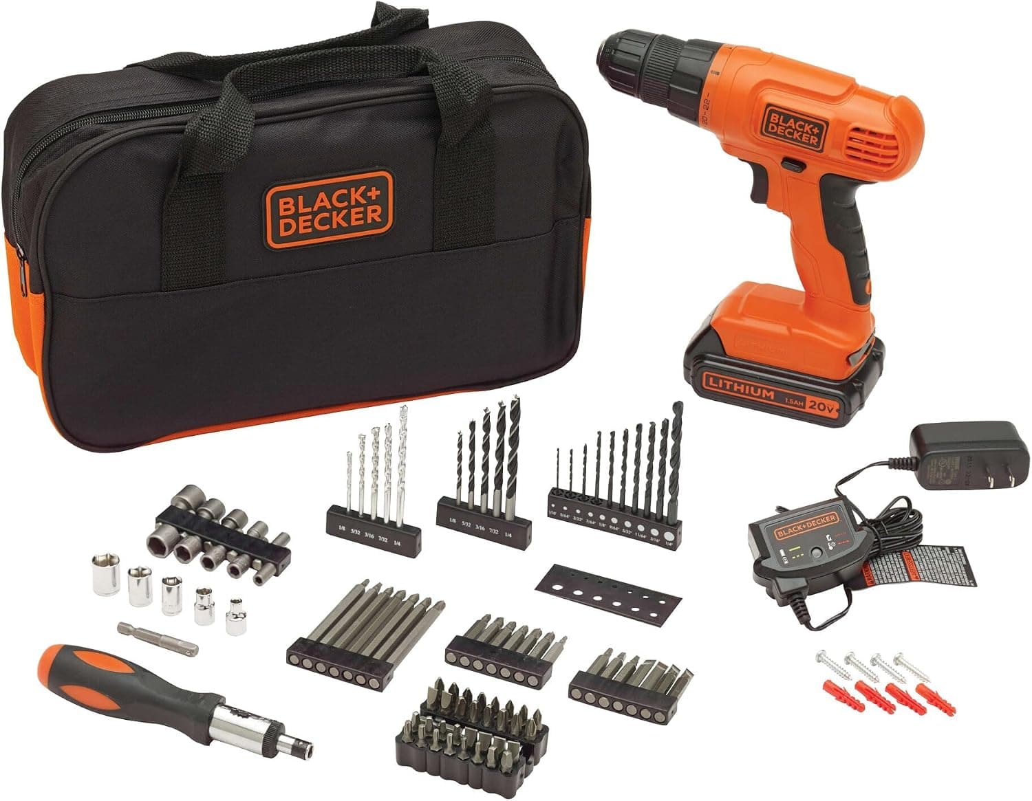 20V MAX* POWERCONNECT Cordless Drill Driver Kit with Drill