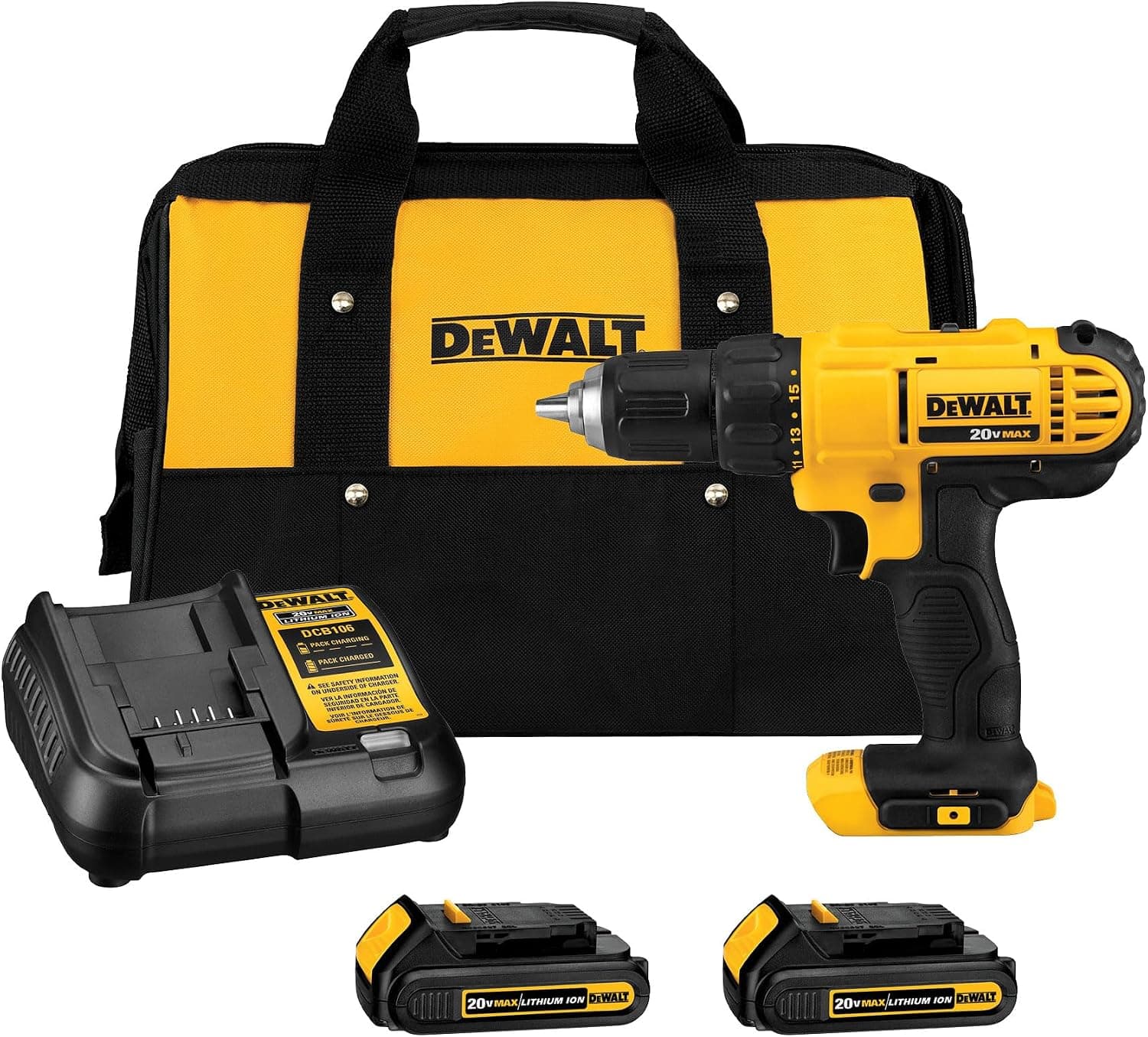 20V Max XR Drill Driver, Battery and Charger (DCD771C2)