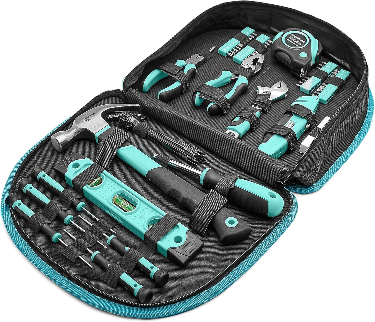 104-Piece Home Repair Household Tool Set with Easy Carrying