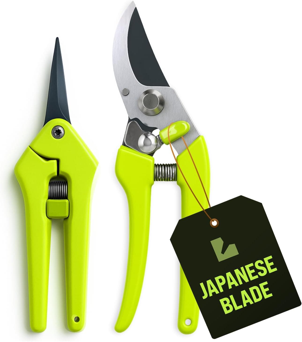 2-Pack Stainless Steel Gardening Scissors, Pruning Shears