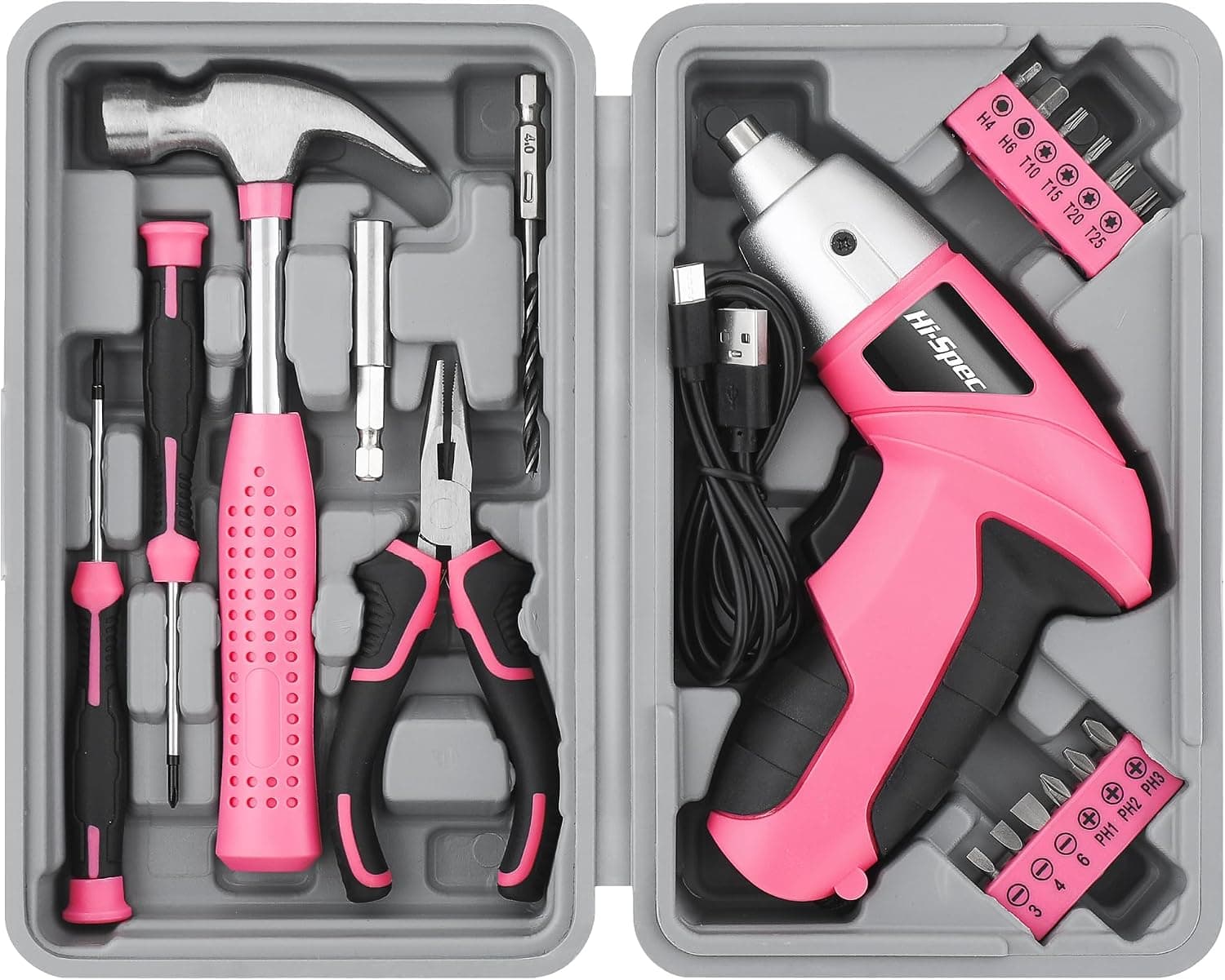 3.6V Cordless Electric Screwdriver and Tool Kit for DIY,