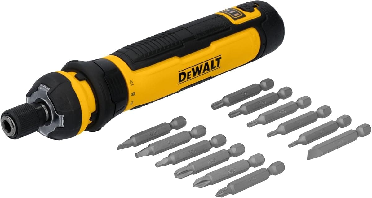 4V USB rechargeable screwdriver with bits and cable